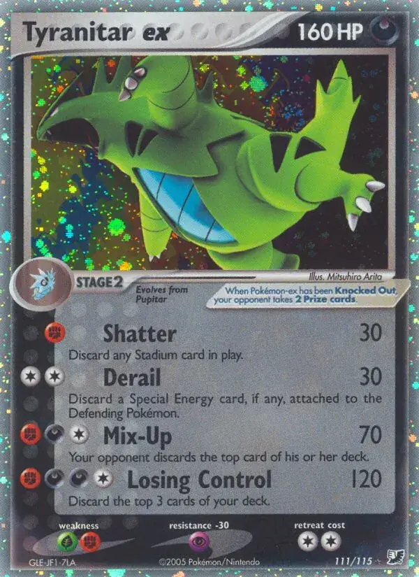 Tyranitar ex - 111/117 - Unseen Forces