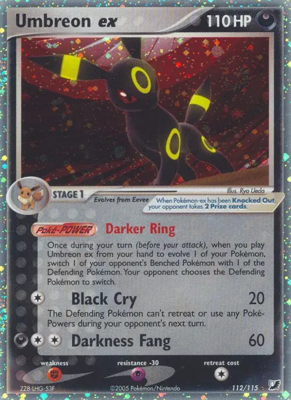 Umbreon ex - 112/117 - Unseen Forces