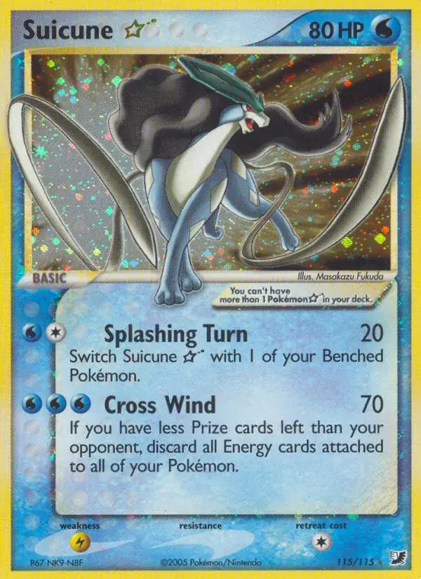 Suicune ☆ - 115/117 - Unseen Forces