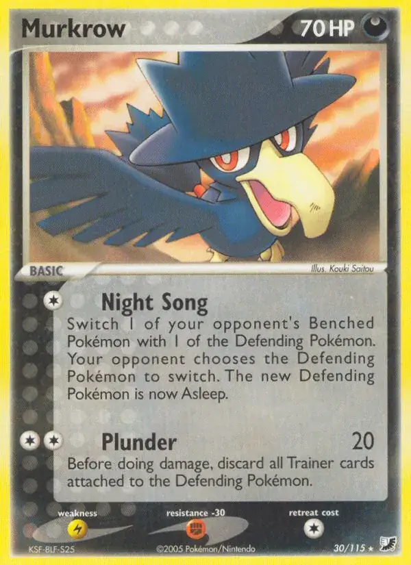 Murkrow - 30/117 - Unseen Forces