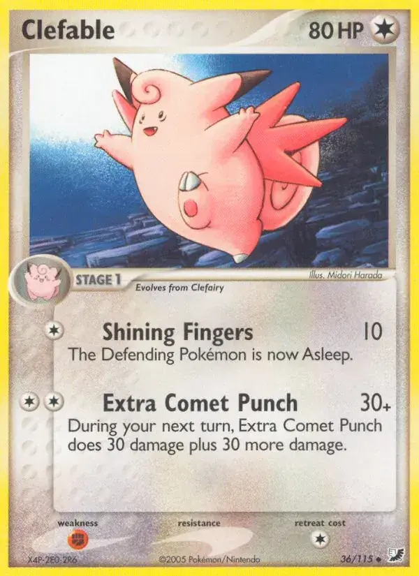 Clefable - 36/117 - Unseen Forces