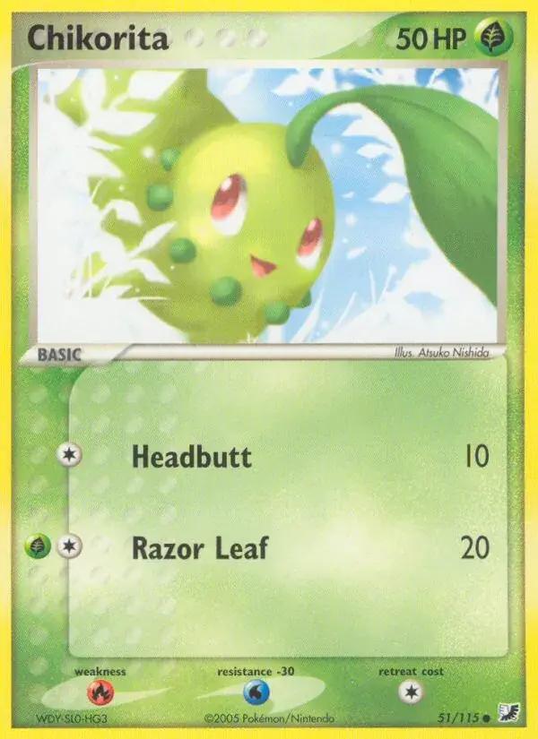 Chikorita - 51/117 - Unseen Forces