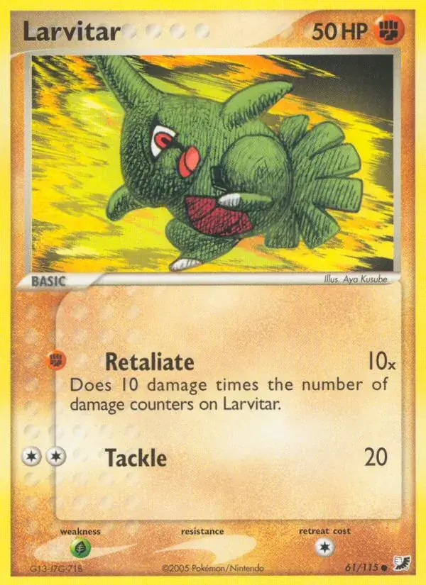 Larvitar - 61/117 - Unseen Forces