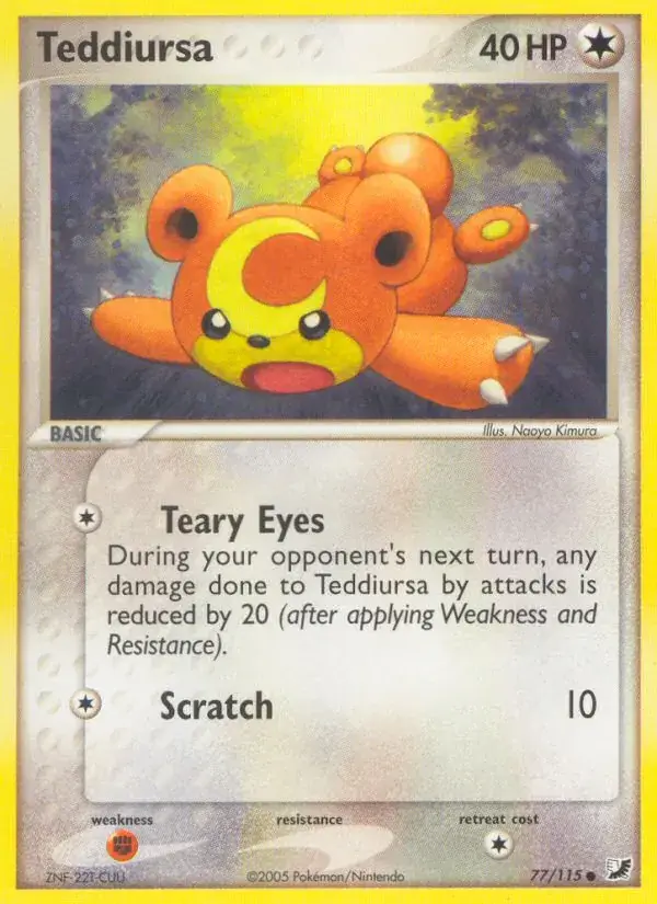 Teddiursa - 77/117 - Unseen Forces