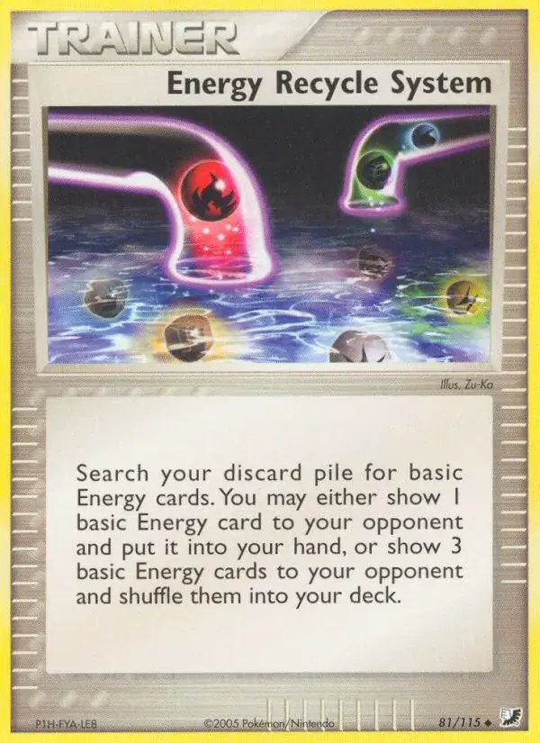 Energy Recycle System - 81/117 - Unseen Forces