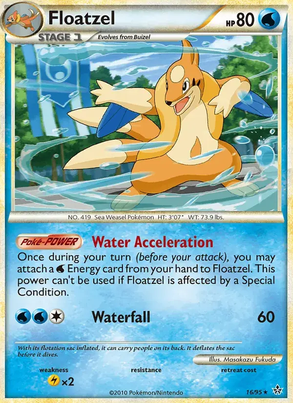 Floatzel - 16/96 - Unleashed