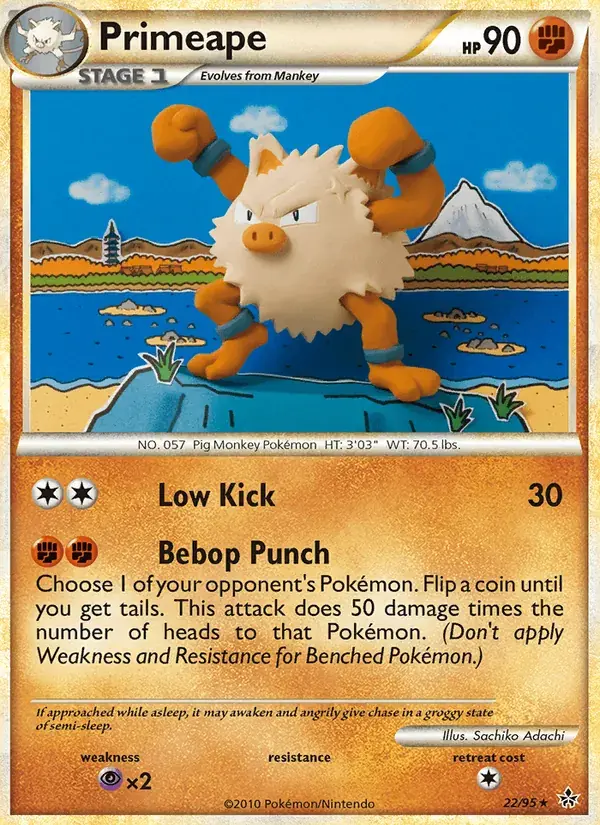 Primeape - 22/96 - Unleashed
