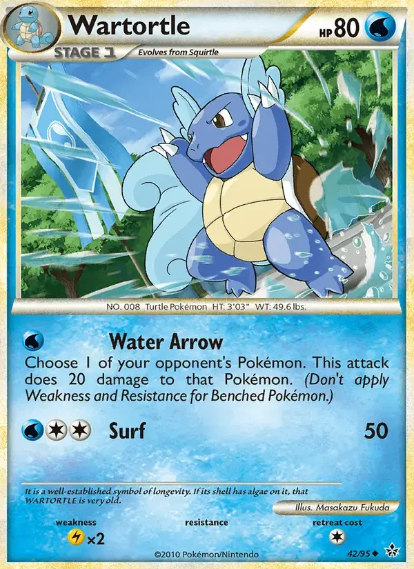 Wartortle - 42/96 - Unleashed