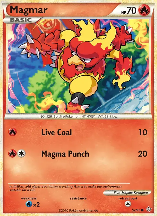 Magmar - 52/96 - Unleashed