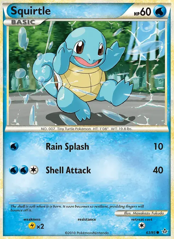 Squirtle - 63/96 - Unleashed