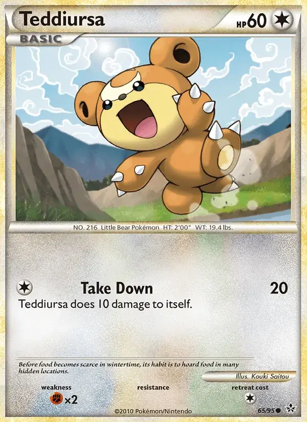 Teddiursa - 65/96 - Unleashed