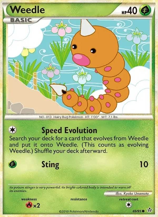 Weedle - 69/96 - Unleashed