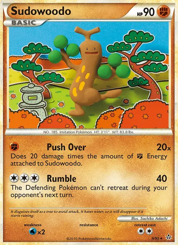 Sudowoodo - 9/96 - Unleashed