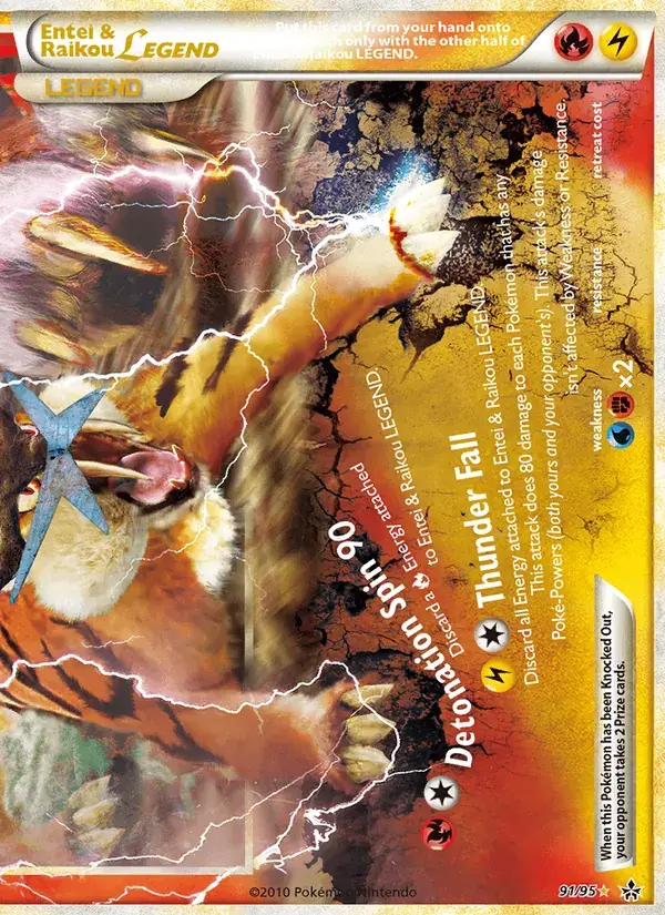 Entei & Raikou LEGEND - 91/96 - Unleashed