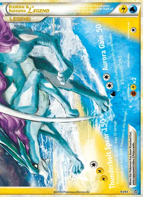Raikou & Suicune LEGEND - 93/96 - Unleashed