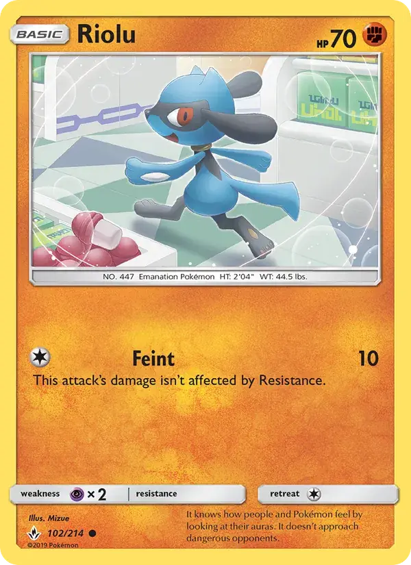Riolu - 102/234 - Unbroken Bonds