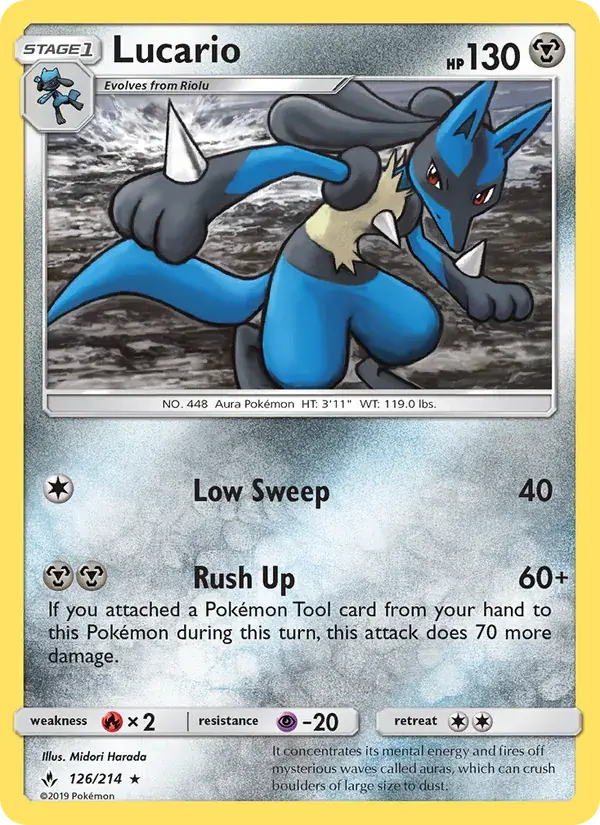 Lucario - 126/234 - Unbroken Bonds