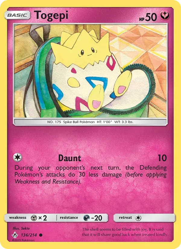Togepi - 136/234 - Unbroken Bonds