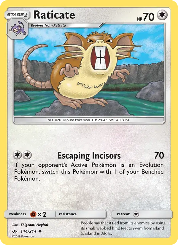 Raticate - 144/234 - Unbroken Bonds