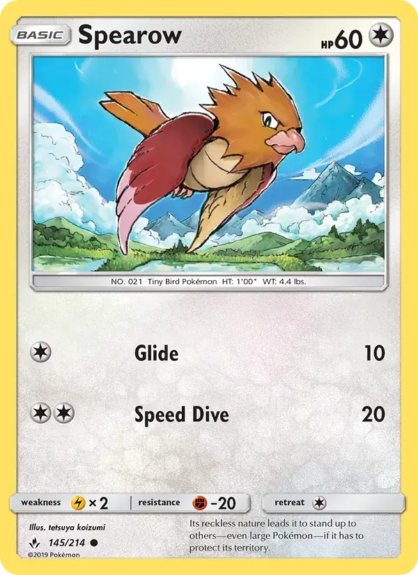 Spearow - 145/234 - Unbroken Bonds