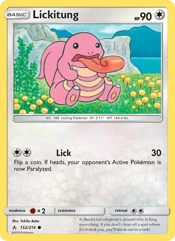 Lickitung - 152/234 - Unbroken Bonds