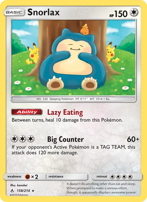 Snorlax - 158/234 - Unbroken Bonds