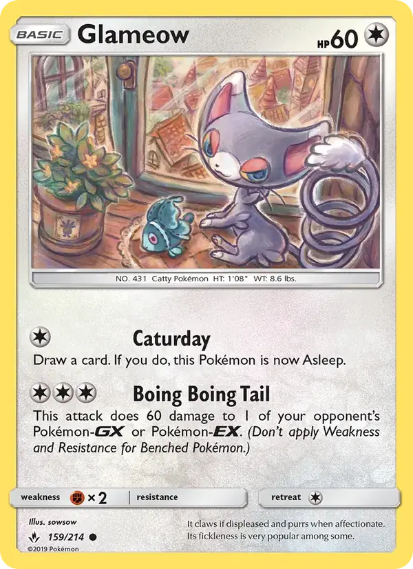 Glameow - 159/234 - Unbroken Bonds