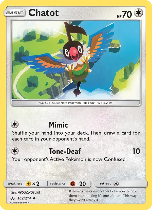 Chatot - 162/234 - Unbroken Bonds