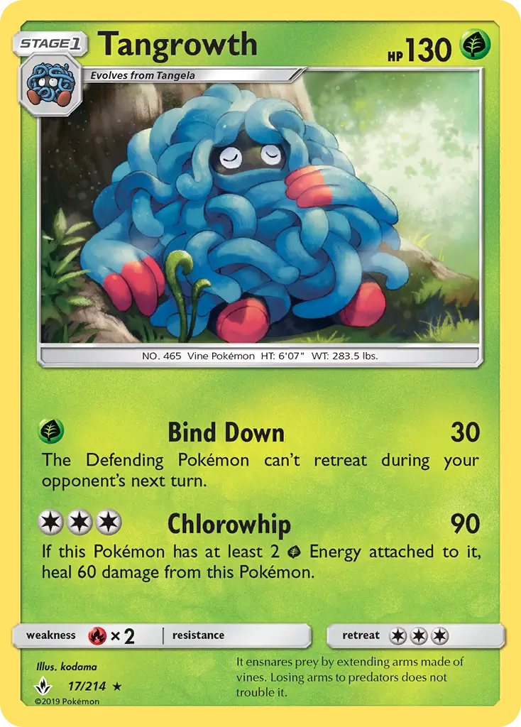 Tangrowth - UNB-17/234 - Alliance Infaillible