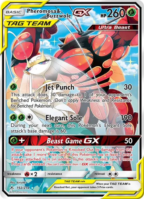 Pheromosa & Buzzwole GX - 192/234 - Unbroken Bonds