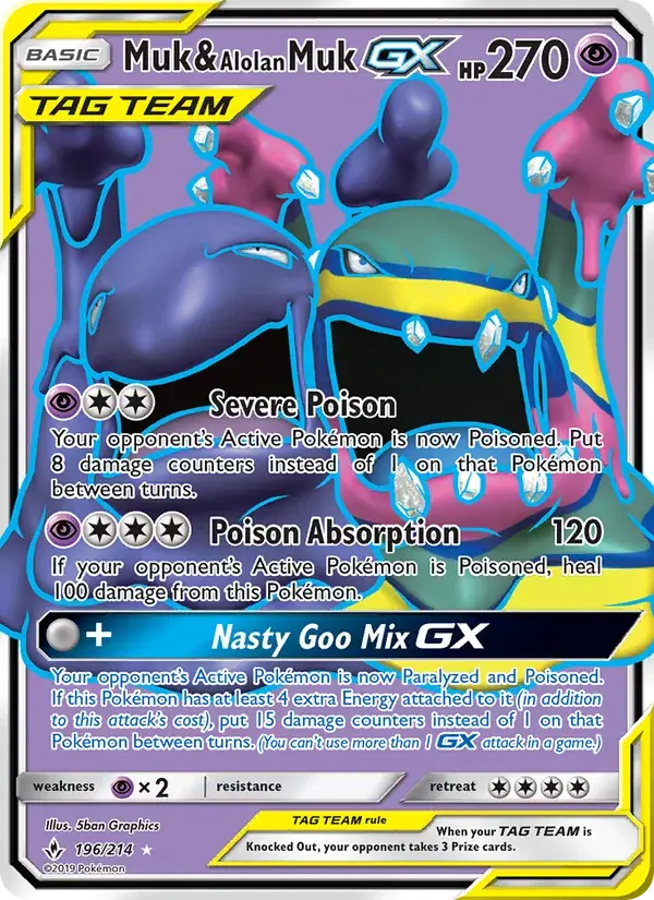 Muk & Alolan Muk GX - 196/234 - Unbroken Bonds