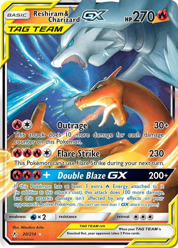 Reshiram & Charizard-GX - UNB-20/234 - Alliance Infaillible
