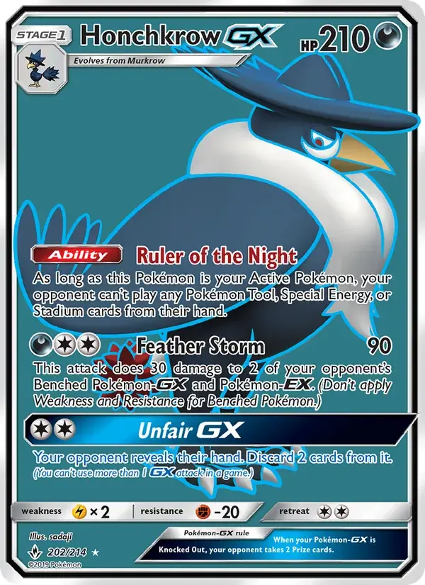 Honchkrow GX - 202/234 - Unbroken Bonds