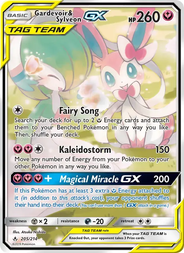 Gardevoir & Sylveon GX - 205/234 - Unbroken Bonds