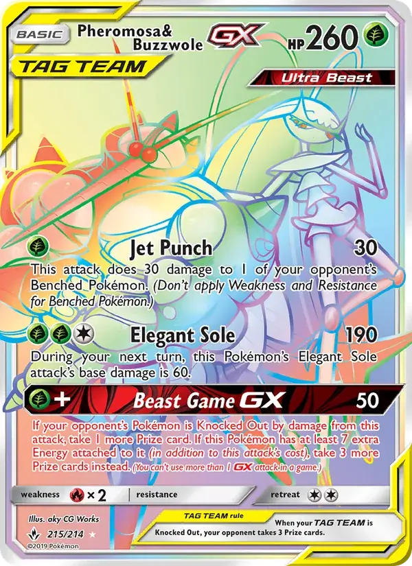 Pheromosa & Buzzwole GX - 215/234 - Unbroken Bonds