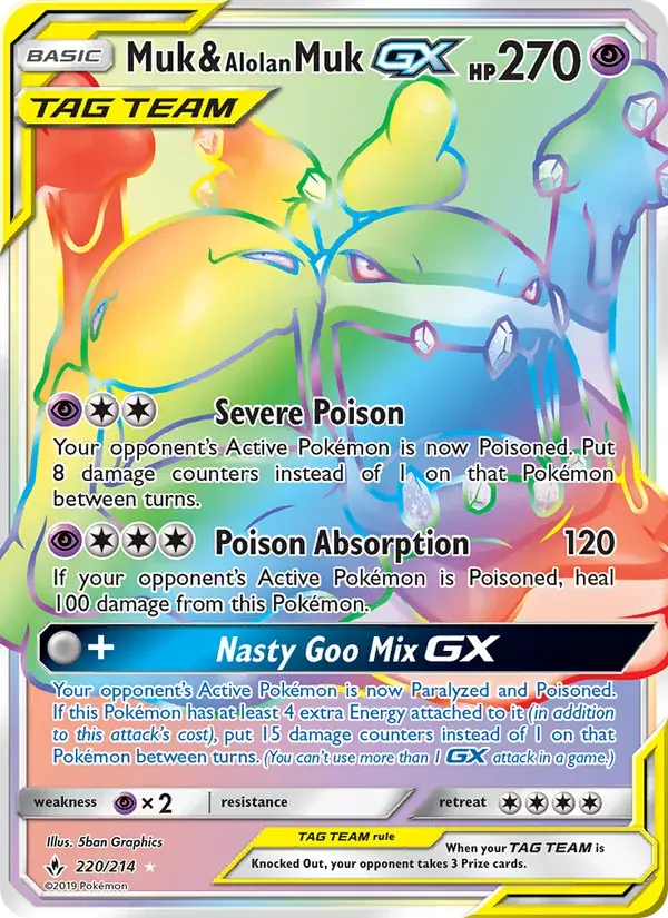 Muk & Alolan Muk GX - 220/234 - Unbroken Bonds