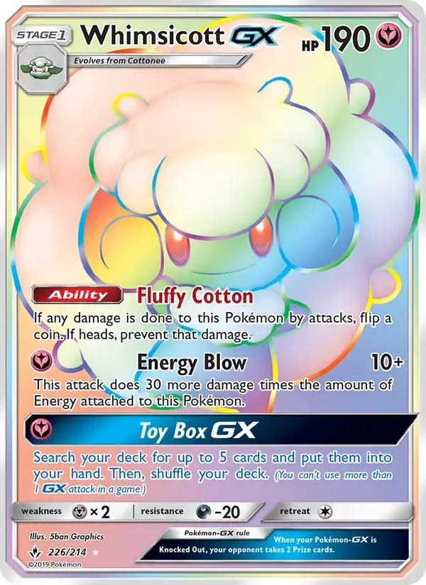 Whimsicott GX - 226/234 - Unbroken Bonds