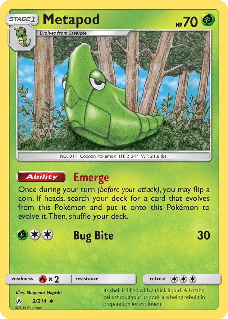 Metapod - UNB-3/234 - Alliance Infaillible