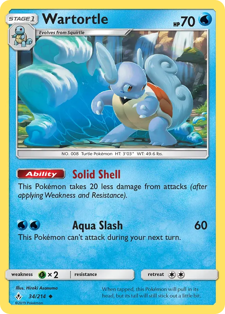 Wartortle - UNB-34/234 - Alliance Infaillible