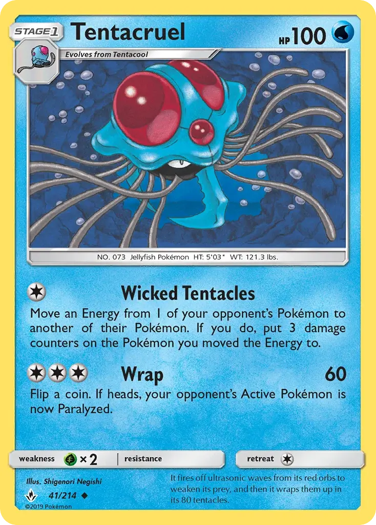 Tentacruel - UNB-41/234 - Alliance Infaillible