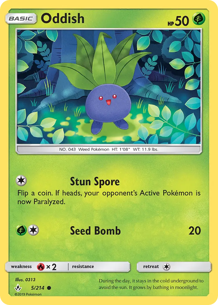 Oddish - UNB-5/234 - Alliance Infaillible