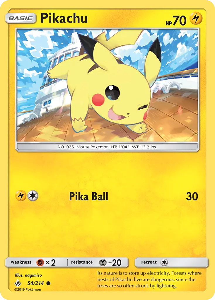 Pikachu - UNB-54/234 - Alliance Infaillible