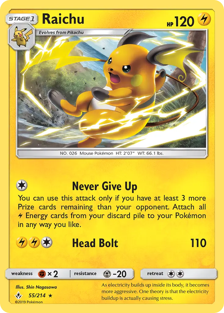 Raichu - UNB-55/234 - Alliance Infaillible