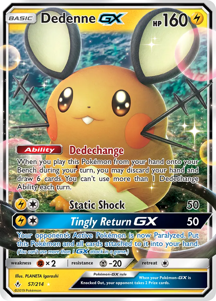 Dedenne-GX - UNB-57/234 - Alliance Infaillible