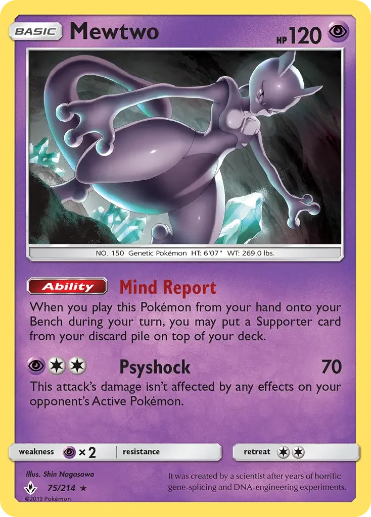 Mewtwo - UNB-75/234 - Alliance Infaillible
