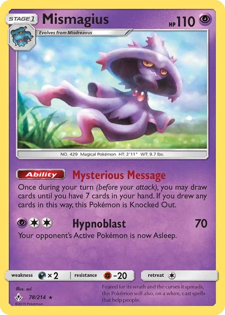 Mismagius - UNB-78/234 - Alliance Infaillible