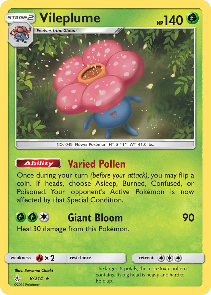 Vileplume - UNB-8/234 - Alliance Infaillible