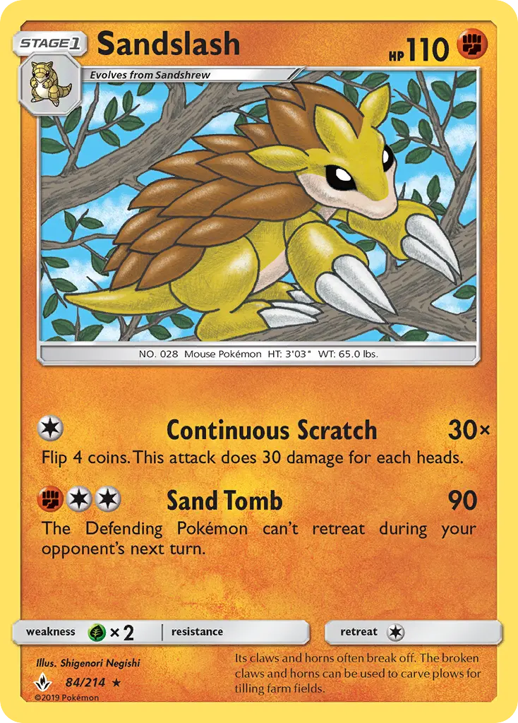 Sandslash - UNB-84/234 - Alliance Infaillible