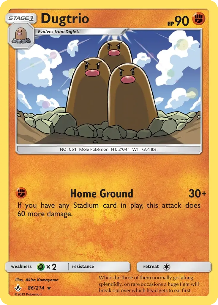 Dugtrio - UNB-86/234 - Alliance Infaillible