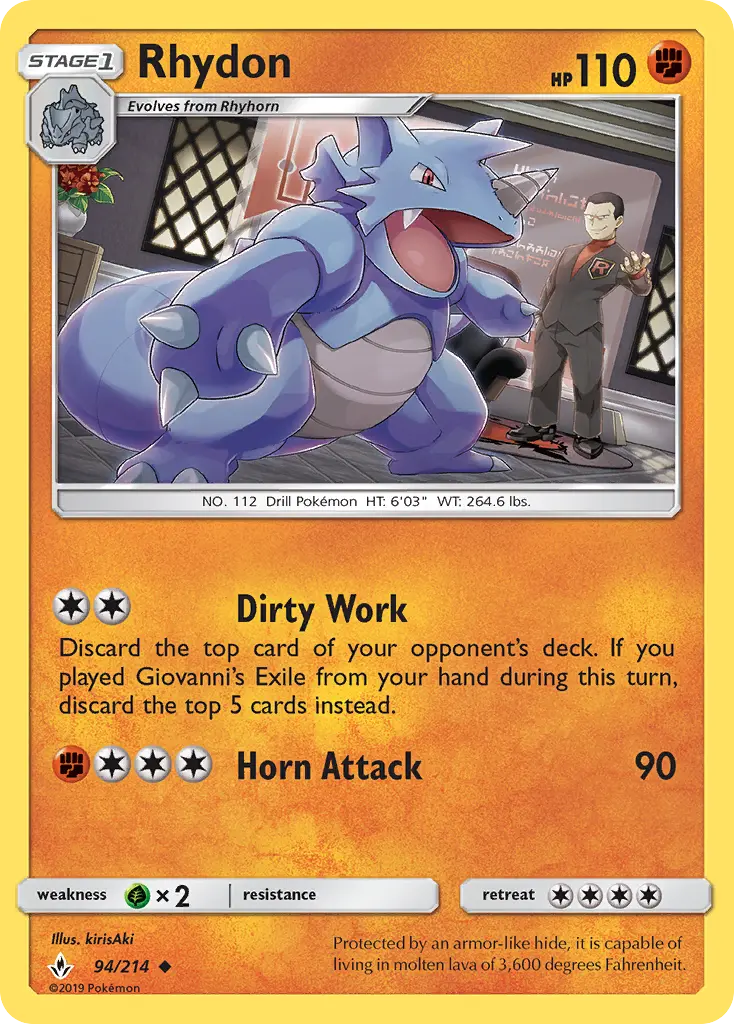 Rhydon - UNB-94/234 - Alliance Infaillible